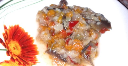 Детское овощное рагу с рыбой