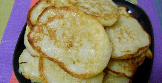 Оладьи с манной крупой