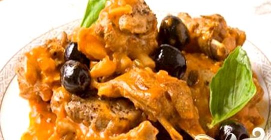 Рагу из баранины по-гречески