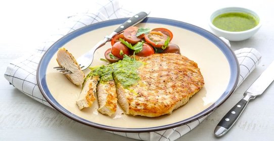 Филе индейки на гриле с гремолатой