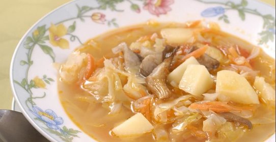 Щи из молодой капусты