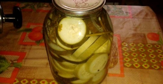 Маринованные кабачки и цуккини