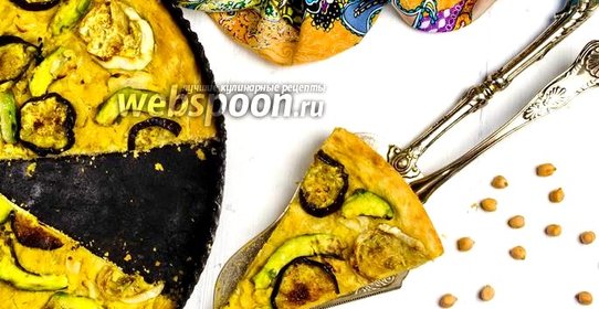 Веганская пицца с баклажанами