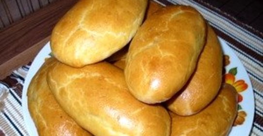 Печеные пирожки на кефире