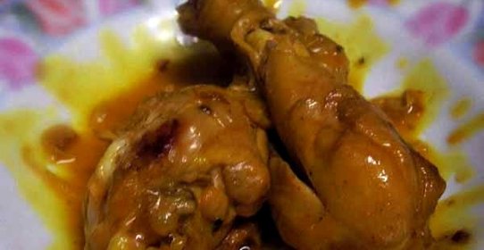 Курица с подливкой в духовке