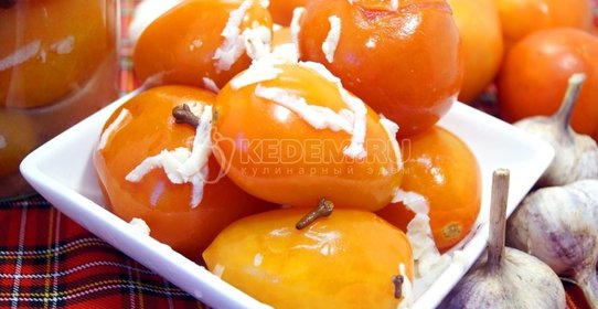 Помидоры в снегу