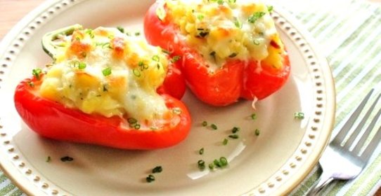 Фаршированный перец, запеченный в духовке