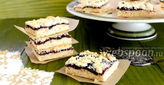 Кухен со сливовым повидлом