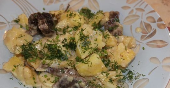 Тушеная говядина с овощами