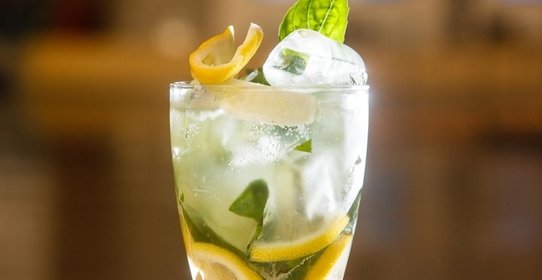 Огуречно-базиликовый лимонад