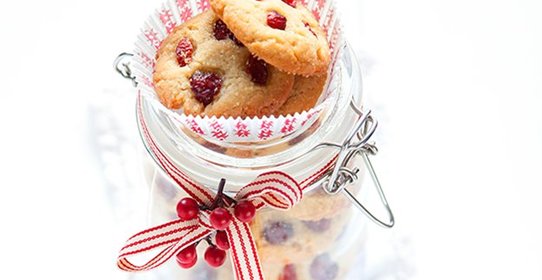 Печенье с клюквой