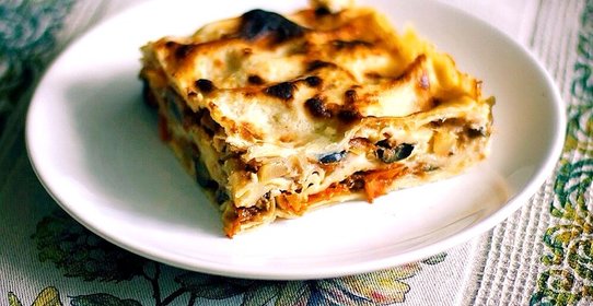 Запеченная овощная лазанья по‑средиземноморски