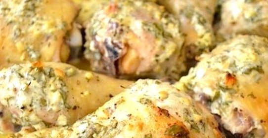 Куриные голени в сметанном маринаде