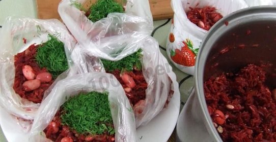 Заправка для борща замороженная