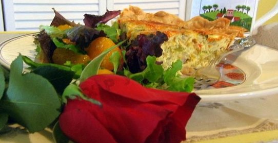 Пирог с копченой курицей