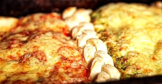 Пицца на слоеном тесте