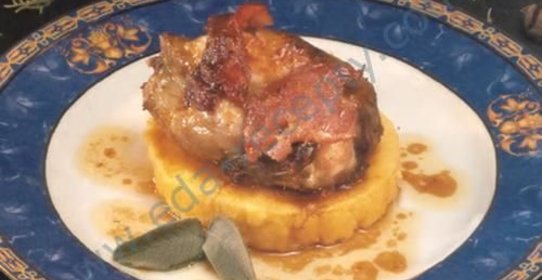 Полента с перепелами