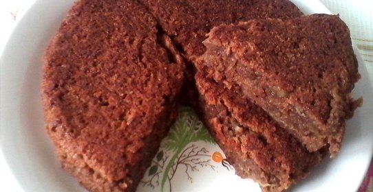 Шоколодный пирог с кабачком в мультиварке