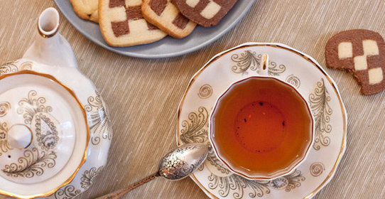 Checkerboard cookies (Шахматное печенье)