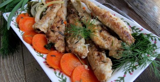 Корюшка в белом маринаде