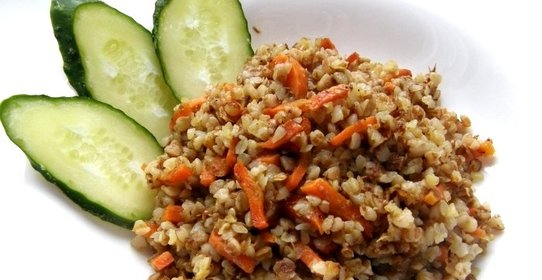Гречка с морковью