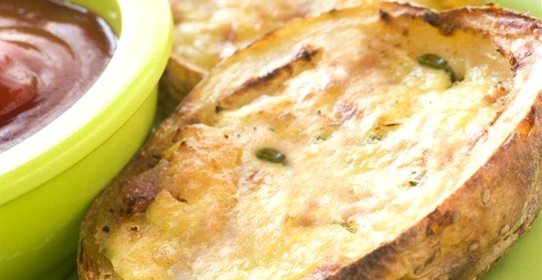 Картофель, фаршированный творогом