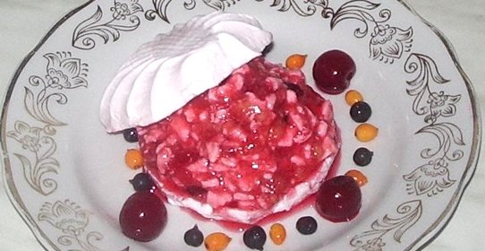 Десерт зимняя вишня