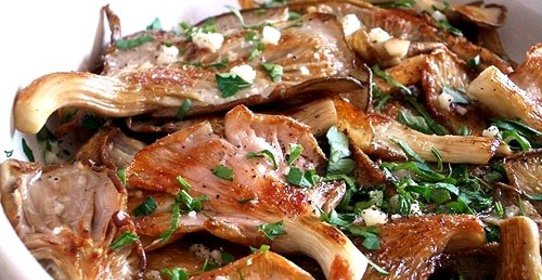 Маринованные вешенки жареные