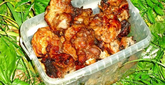 Свиной шашлык в луковом маринаде