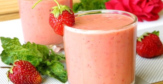 Клубничный смузи