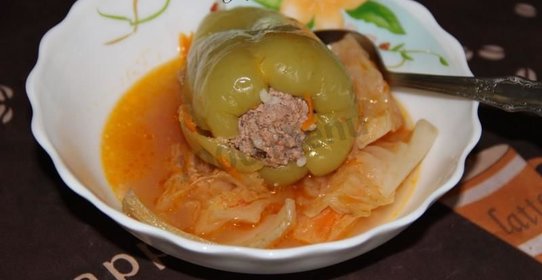 Фаршированный перец с рисом