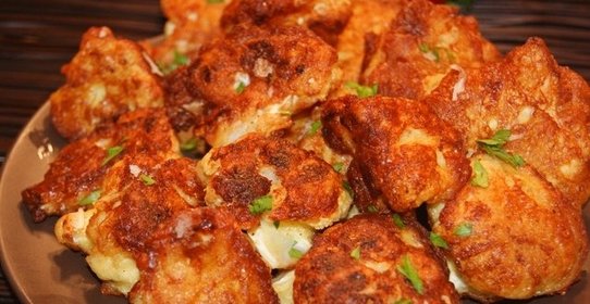 Цветная капуста в сырном кляре
