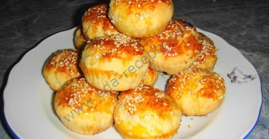 Мини-булочки с кунжутом