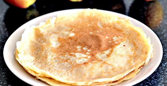 Блинчики на молоке