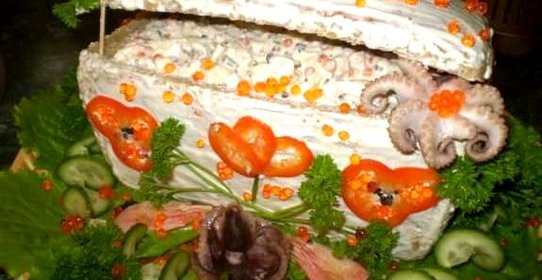 Салат На дне морском