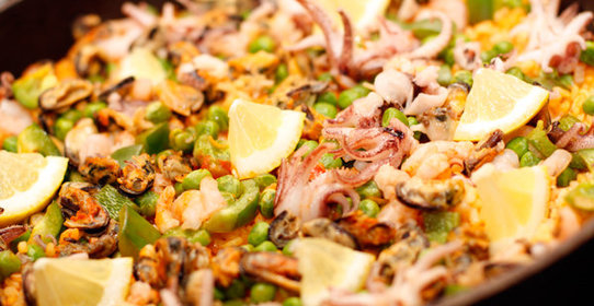 Паэлья с морепродуктами