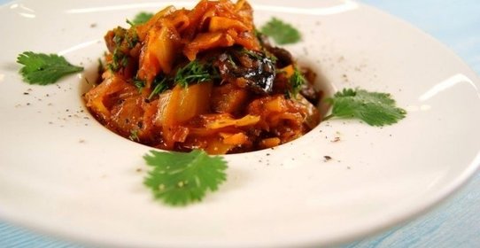 Бигос с грибами