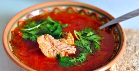 Борщ со свеклой