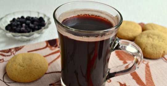 Черничный кофе