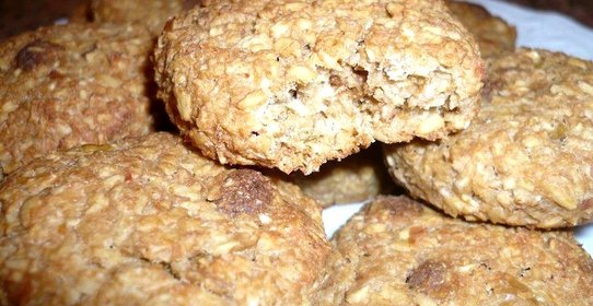 Овсяное печенье на яблочном пюре