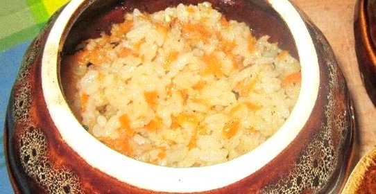 Свинина с рисом в горшочке