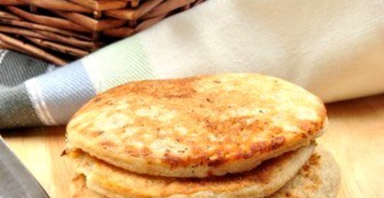 Бананово–ореховые блины