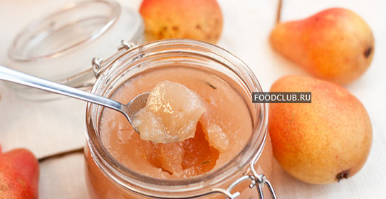 Джем из груш с розмарином