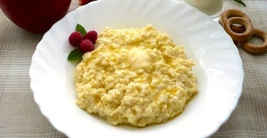 Пшённая каша на молоке