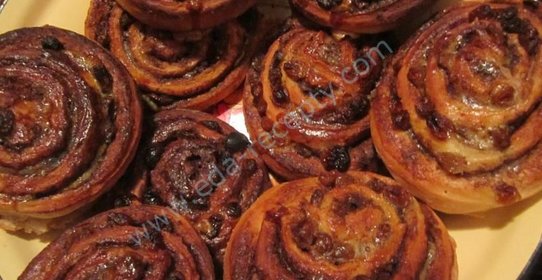 Булочки с корицей из дрожжевого теста