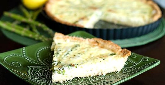 Тарт со спаржей