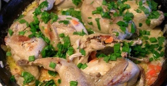 Фрикасе из куропатки