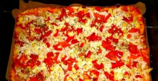 Диетическая пицца без муки