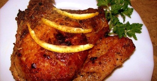 Свинина на кости в ароматном маринаде