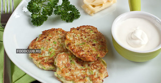 Кабачковые оладьи